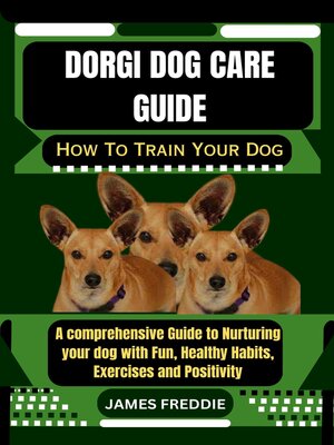 cover image of Dorgi Dog care guide